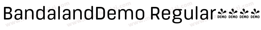 BandalandDemo Regular字体转换